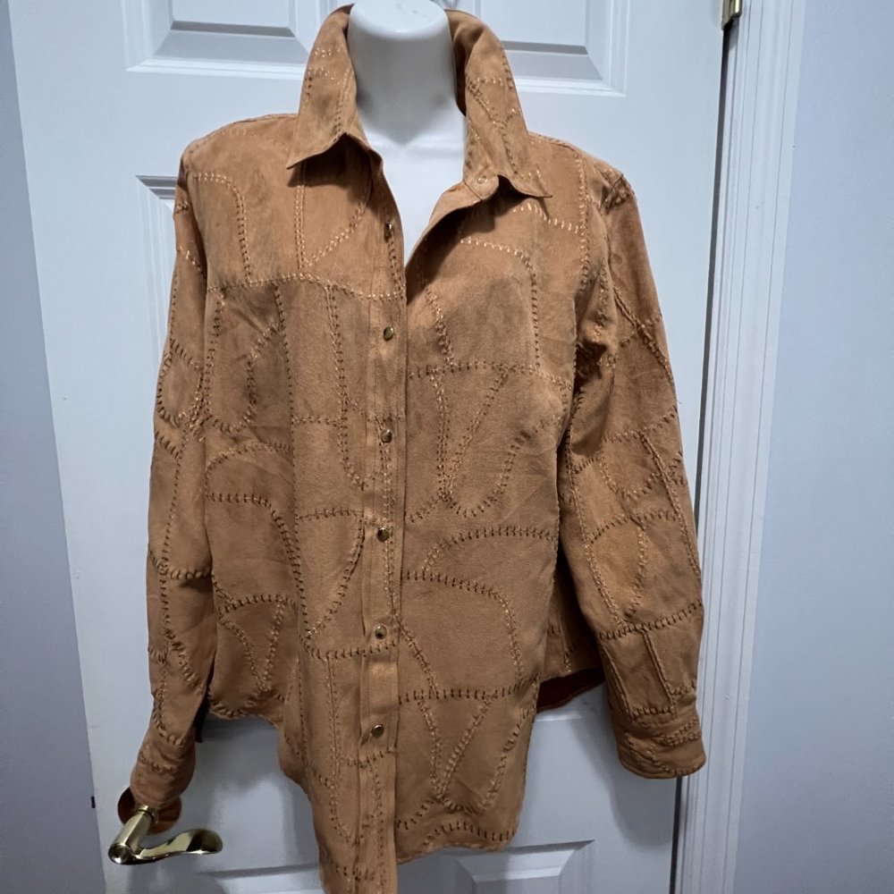 Saddle ridge vintage collection large button down shirt